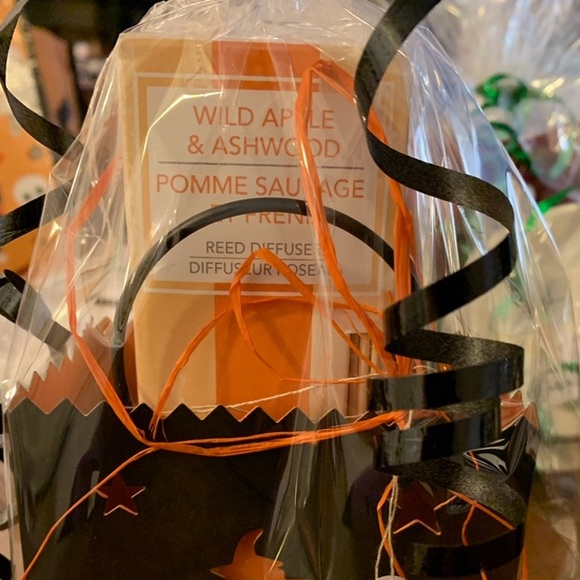 Wild apple & ash reed diffuser with metal witch tea-light holder gift set NWT - Picture 4 of 9